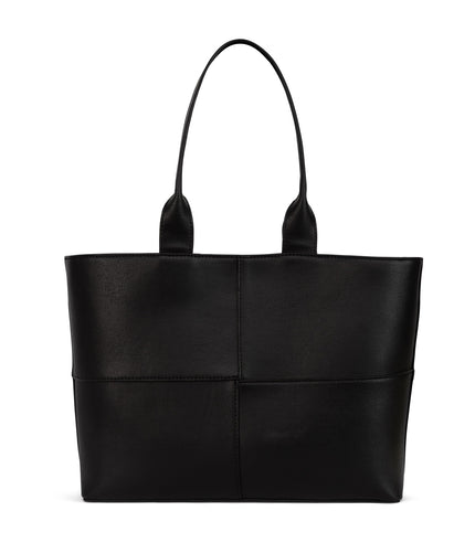 TRISTAN Vegan Tote Bag - Arbor | Color: Black - variant::black