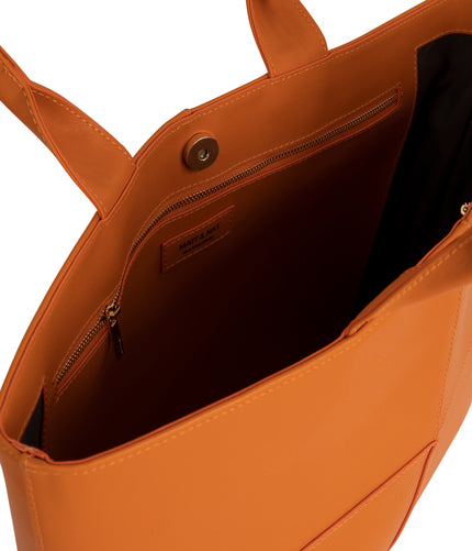 TRISTAN Vegan Tote Bag - Arbor | Color: Orange - variant::spice