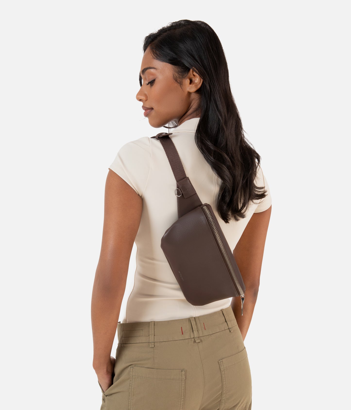 VIE Vegan Fanny Pack - Arbor | Color: Brown - variant::decaf