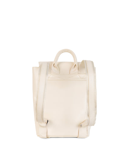 FABI MINI Vegan Backpack - Arbor | Color: White, Beige - variant::macadamia