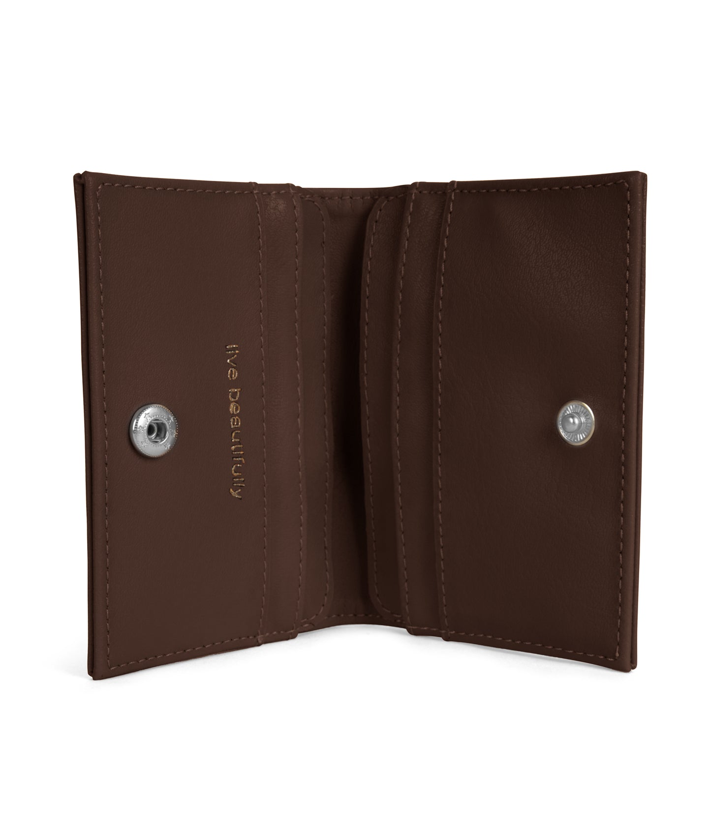 LIZ Vegan Folded Wallet - Arbor | Color: Brown - variant::decaf