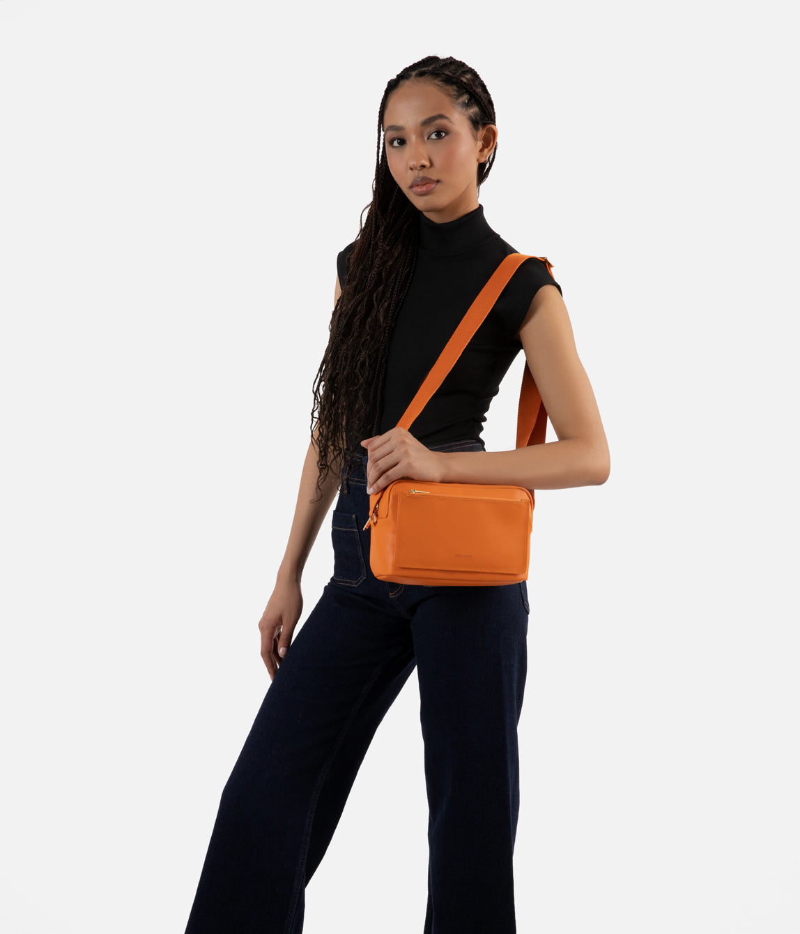 PAIGE Vegan Crossbody Bag - Arbor | Color: Orange - variant::spice