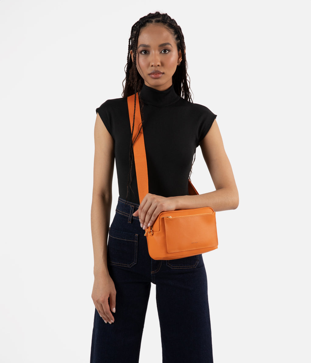 PAIGE Vegan Crossbody Bag - Arbor | Color: Orange - variant::spice