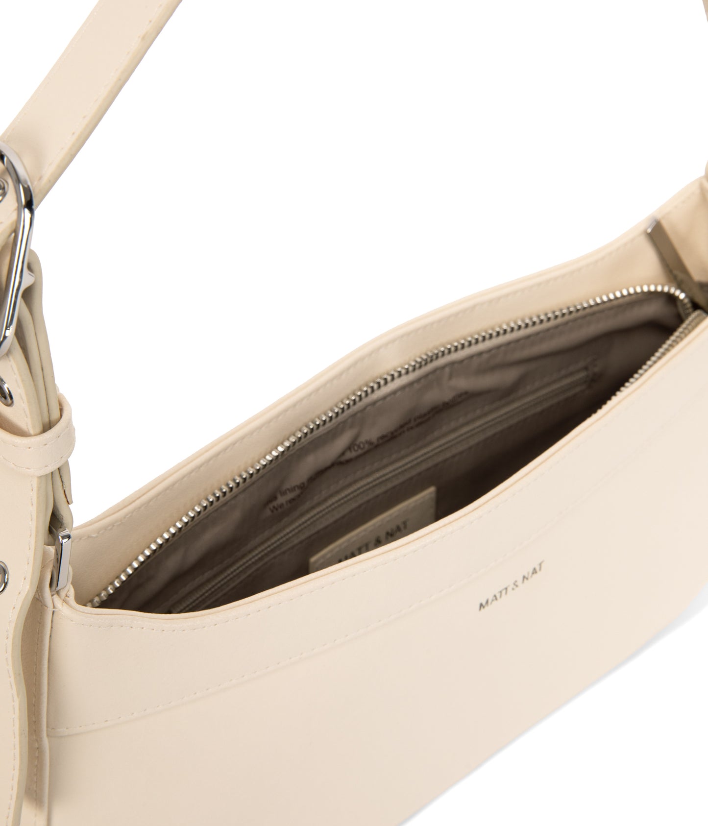 REVE Vegan Shoulder Bag - Arbor | Color: White, Beige - variant::macadamia