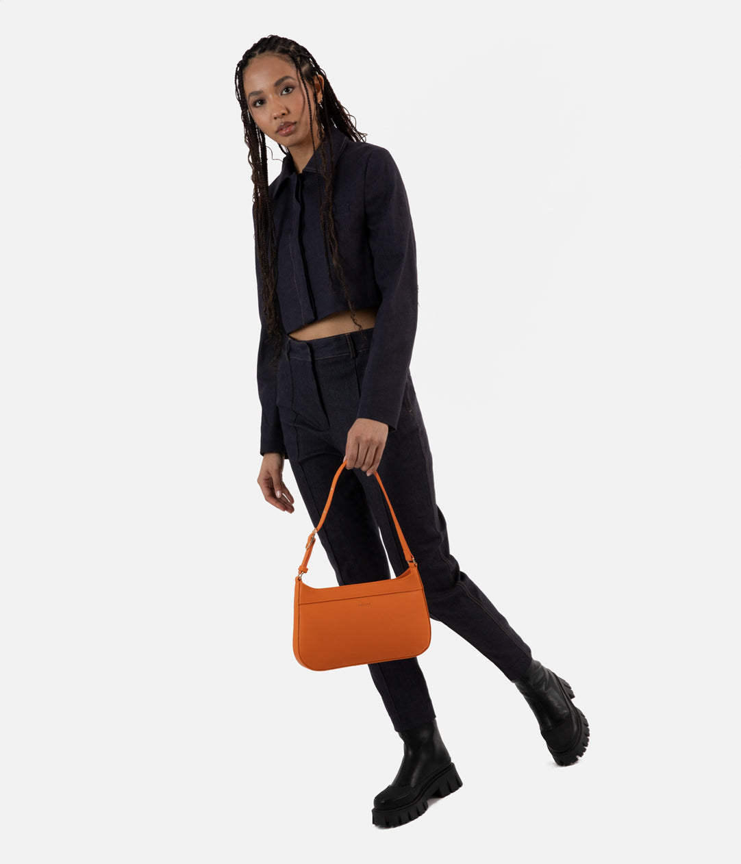 REVE Vegan Shoulder Bag - Arbor | Color: Orange - variant::spice