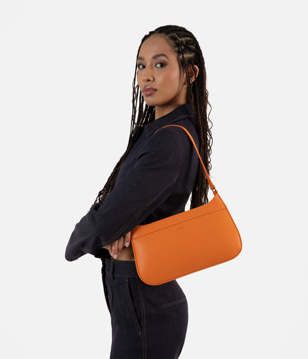 REVE Vegan Shoulder Bag - Arbor | Color: Orange - variant::spice