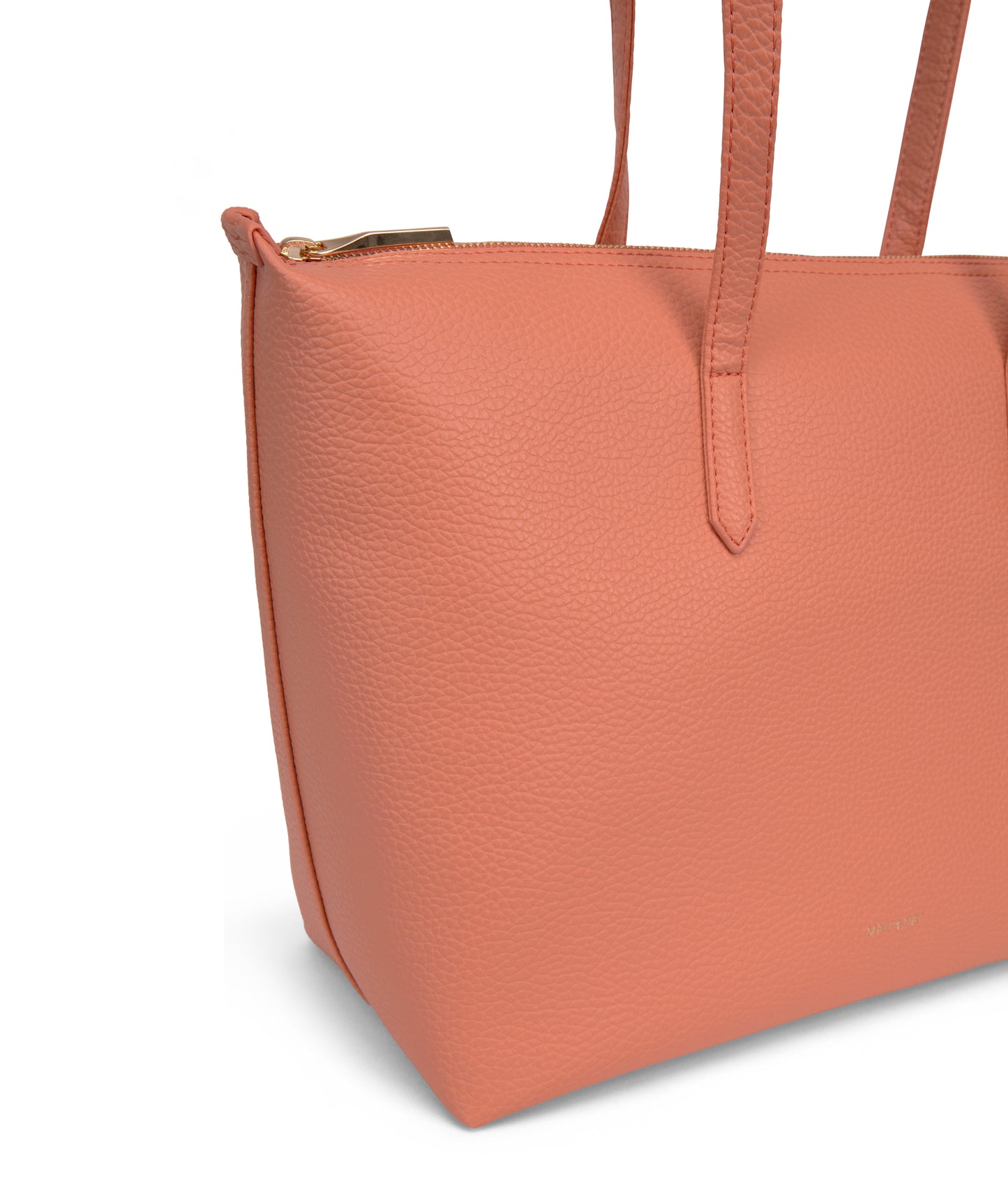 ABBI Vegan Tote Bag - Purity | Color: Orange, Pink - variant::plush