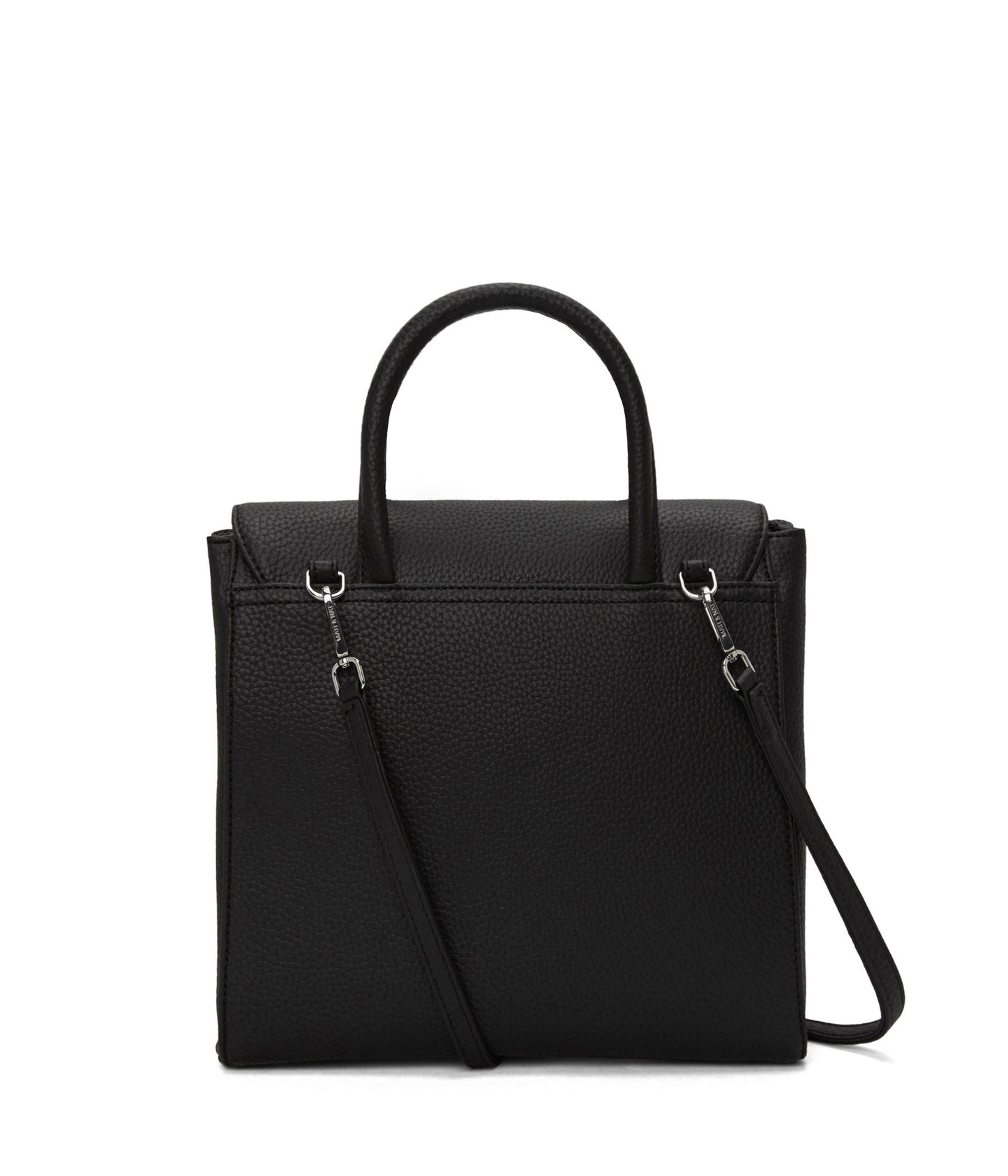 ADELSM Small Vegan Satchel - Purity | Color: Black - variant::black