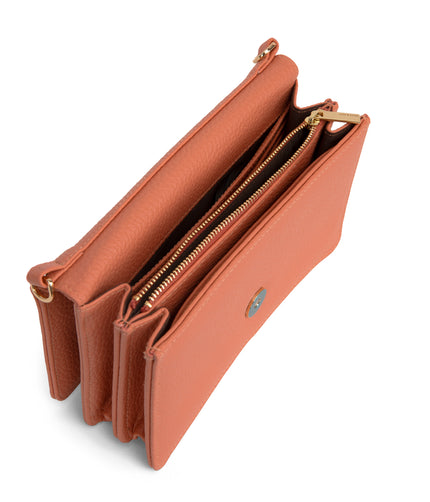 BEE Vegan Crossbody Bag - Purity | Color: Orange, Pink - variant::plush