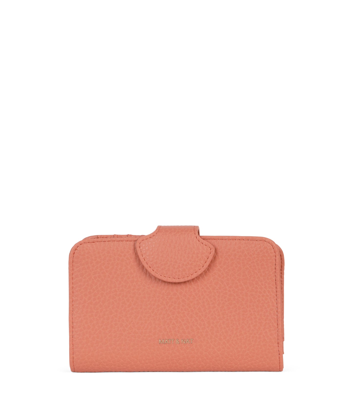 FLOATSM Small Vegan Wallet - Purity | Color: Orange, Pink - variant::plush