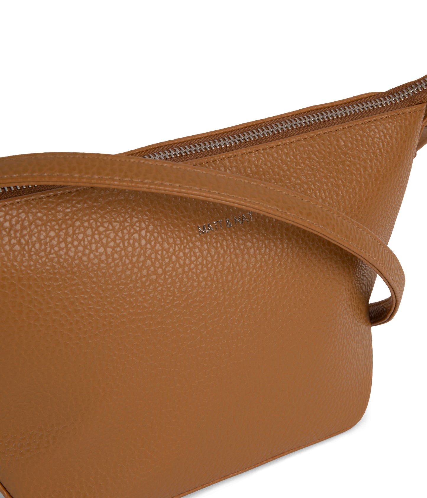 SAM Vegan Crossbody Bag - Purity | Color: Tan, Brown - variant::amber