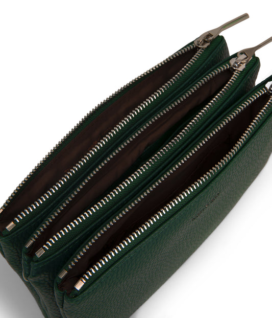 TRIPLET Vegan Crossbody Bag - Purity | Color: Green - variant::empress