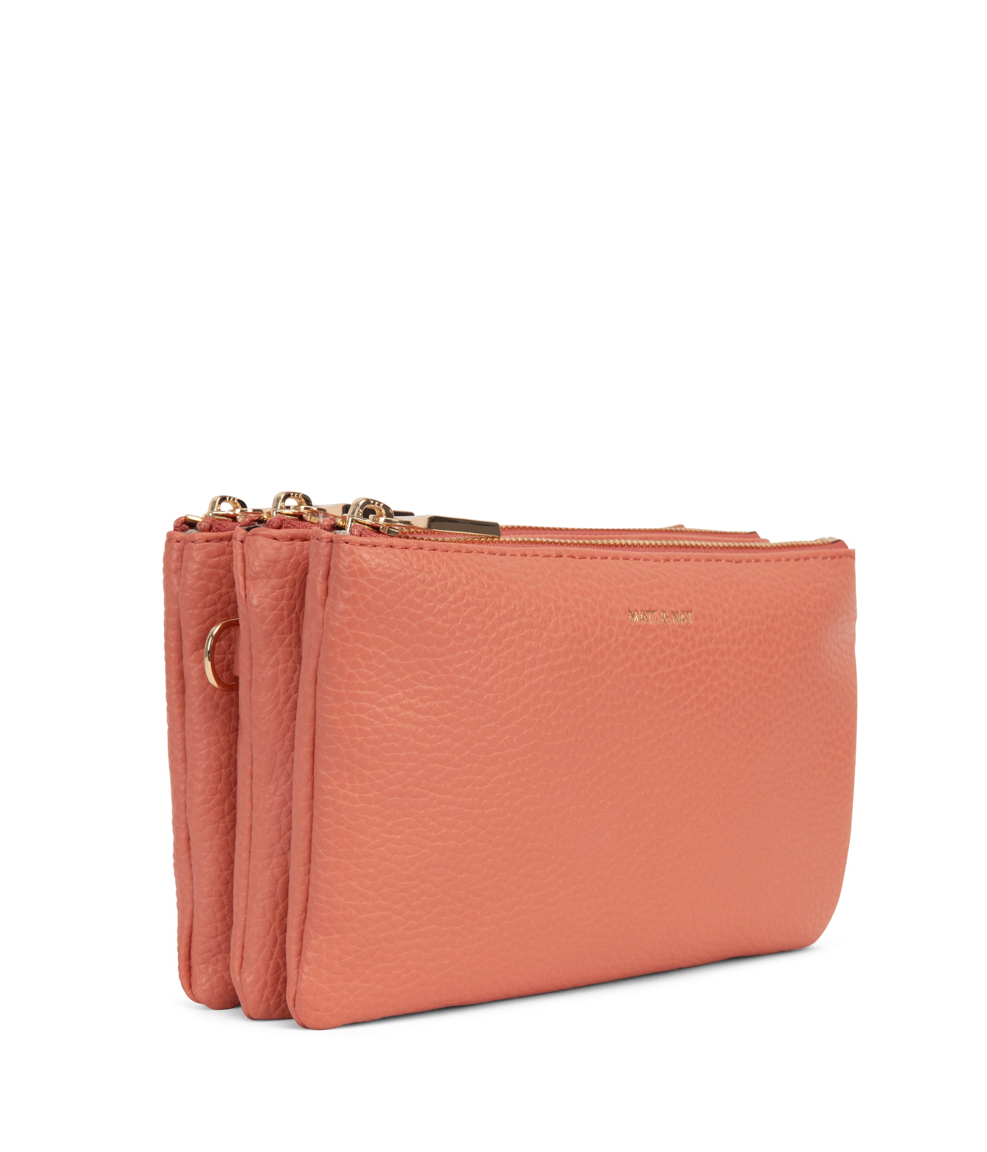 TRIPLET Vegan Crossbody Bag - Purity | Color: Orange, Pink - variant::plush