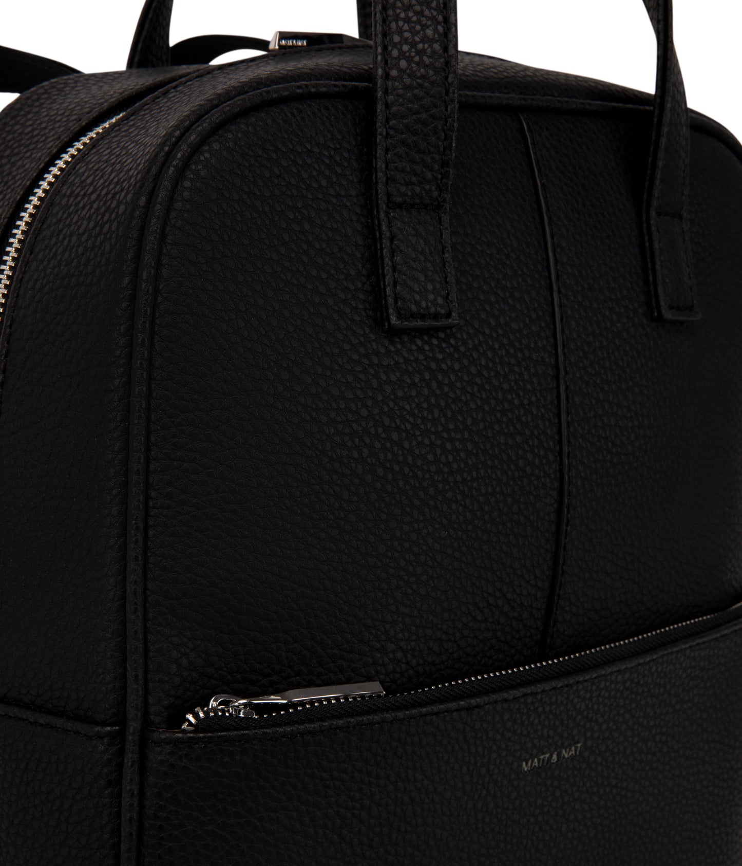 THEBE Vegan Backpack - Purity | Color: Black - variant::black