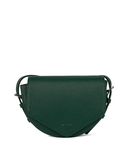TWILL Vegan Saddle Bag - Purity | Color: Green - variant::empress