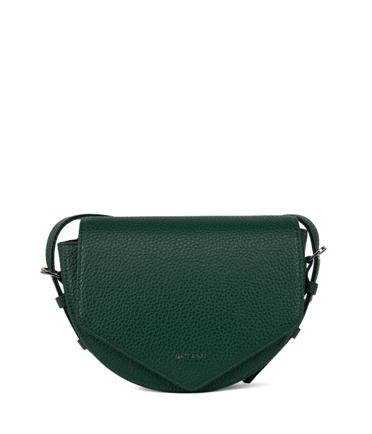 TWILL Vegan Saddle Bag - Purity | Color: Green - variant::empress