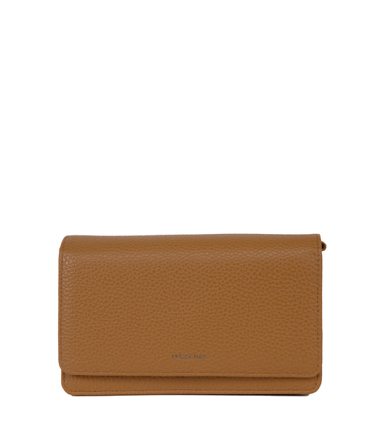 BEE Vegan Crossbody Bag - Purity | Color: Tan, Brown - variant::amber