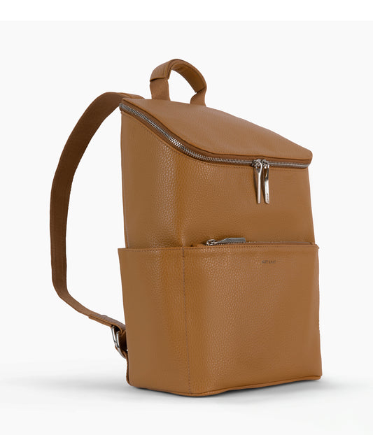 BRAVE Vegan Backpack - Purity | Color: Tan, Brown - variant::amber