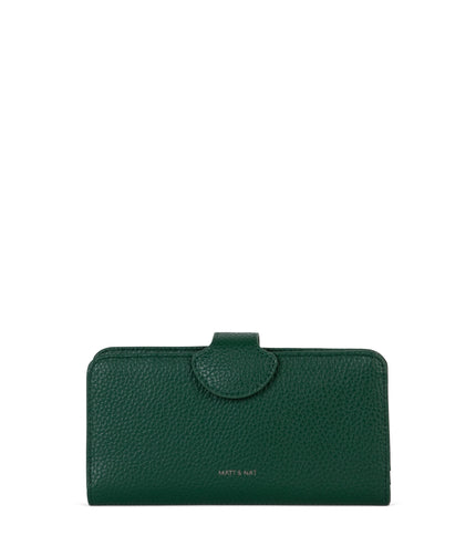 FLOAT Vegan Wallet - Purity | Color: Green - variant::empress