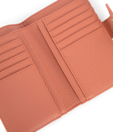 FLOATSM Small Vegan Wallet - Purity | Color: Orange, Pink - variant::plush