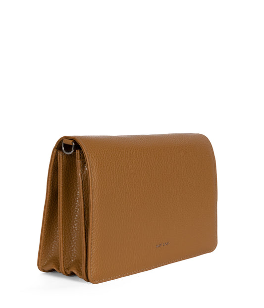 FRANCA Vegan Crossbody Bag - Purity | Color: Tan, Brown - variant::amber