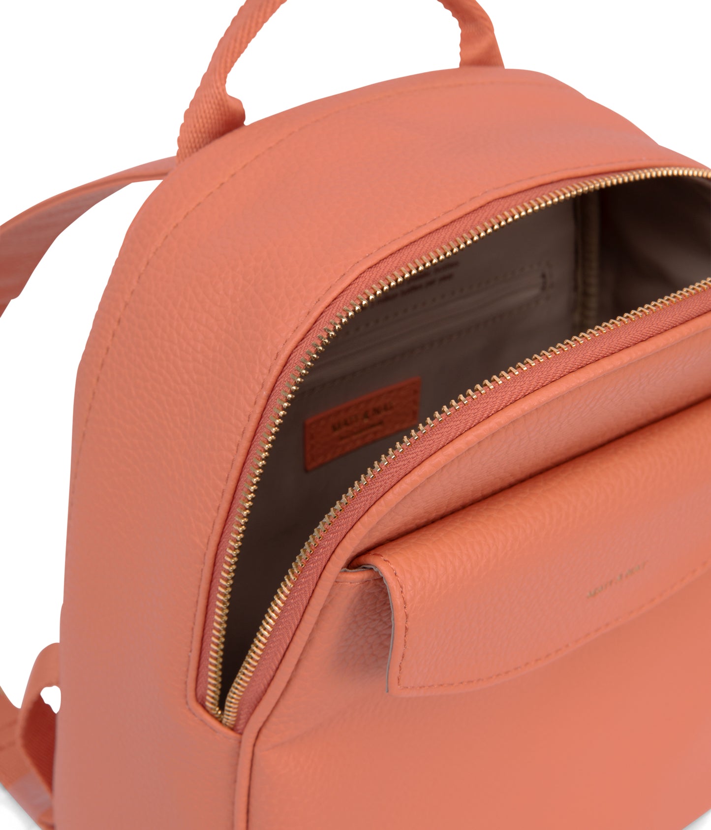 HARLEM Small Vegan Backpack - Purity | Color: Orange, Pink - variant::plush