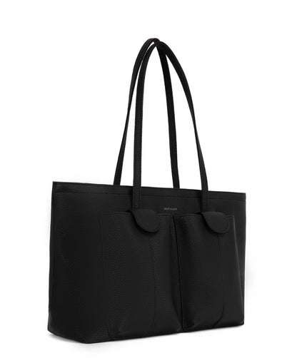JOS Vegan Tote Bag - Purity | Color: Black - variant::black