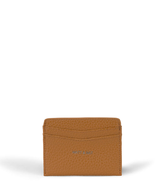 JUNYA Vegan Card Holder - Purity | Color: Tan, Brown - variant::amber