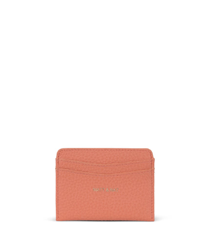 JUNYA Vegan Card Holder - Purity | Color: Orange, Pink - variant::plush