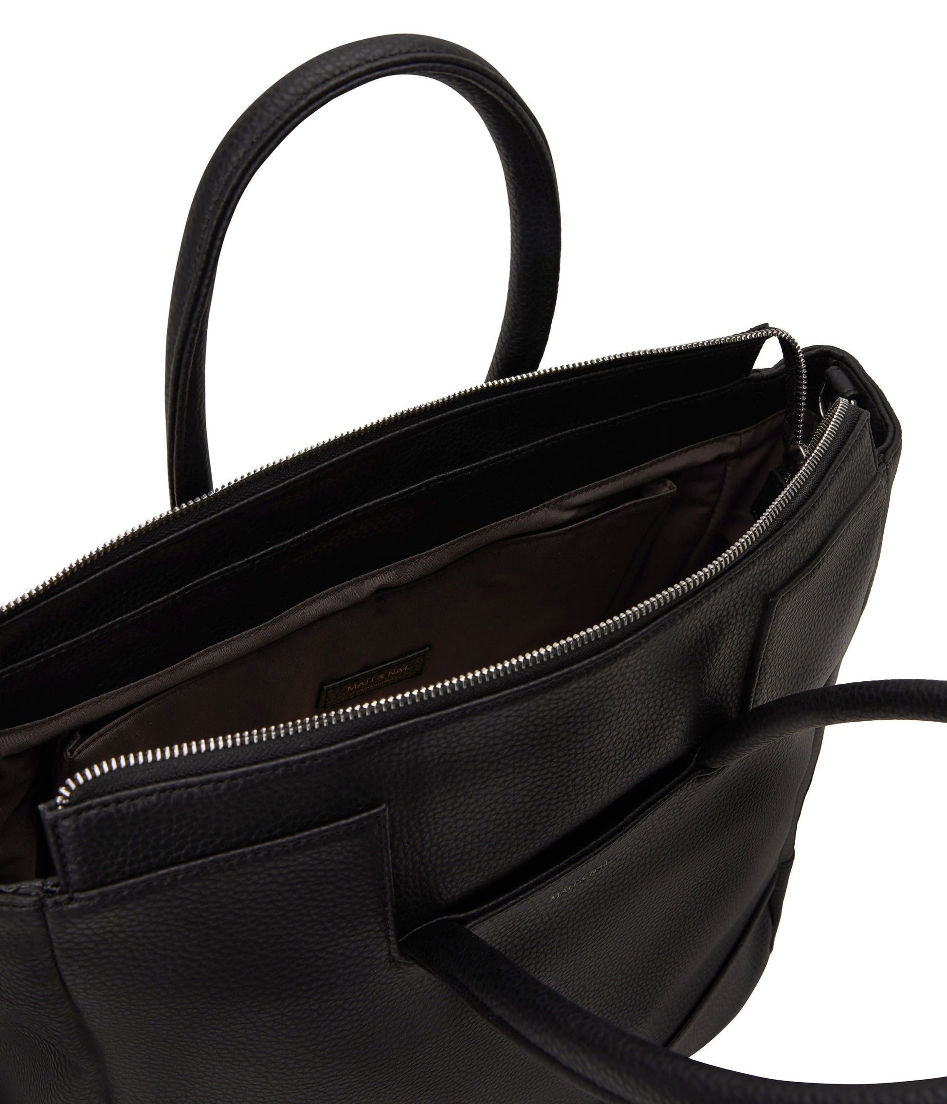 PERCIO Vegan Diaper Bag - Purity | Color: Black - variant::black