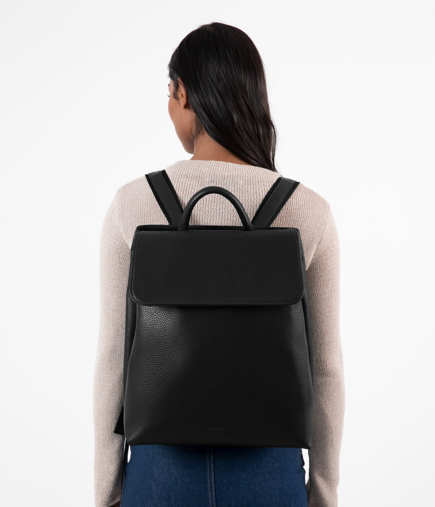 SEVAN Vegan Backpack - Purity | Color: Black - variant::black