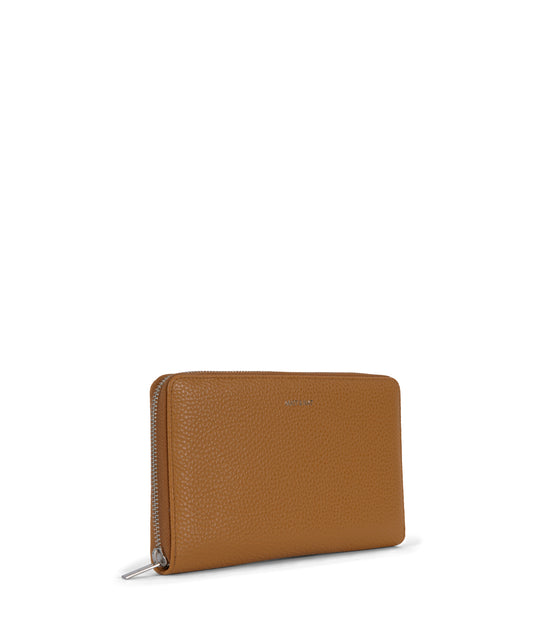 TRIP Vegan Travel Wallet - Purity | Color: Tan, Brown - variant::amber