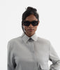 CERA-2 Recycled Rectangle Sunglasses | Color: Black & Grey - variant::blkgry