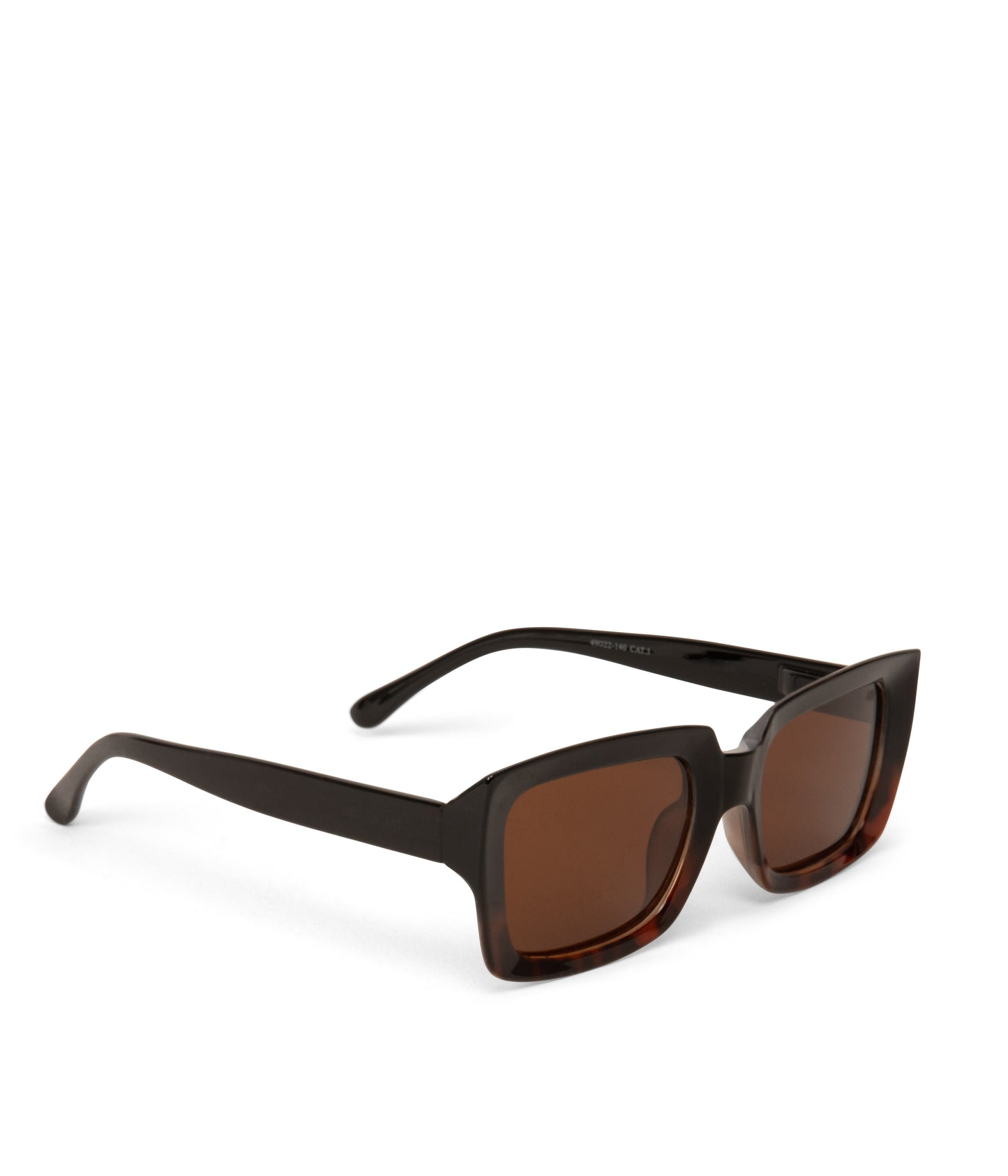 CERA-2 Recycled Rectangle Sunglasses | Color: Black, Grey - variant::black