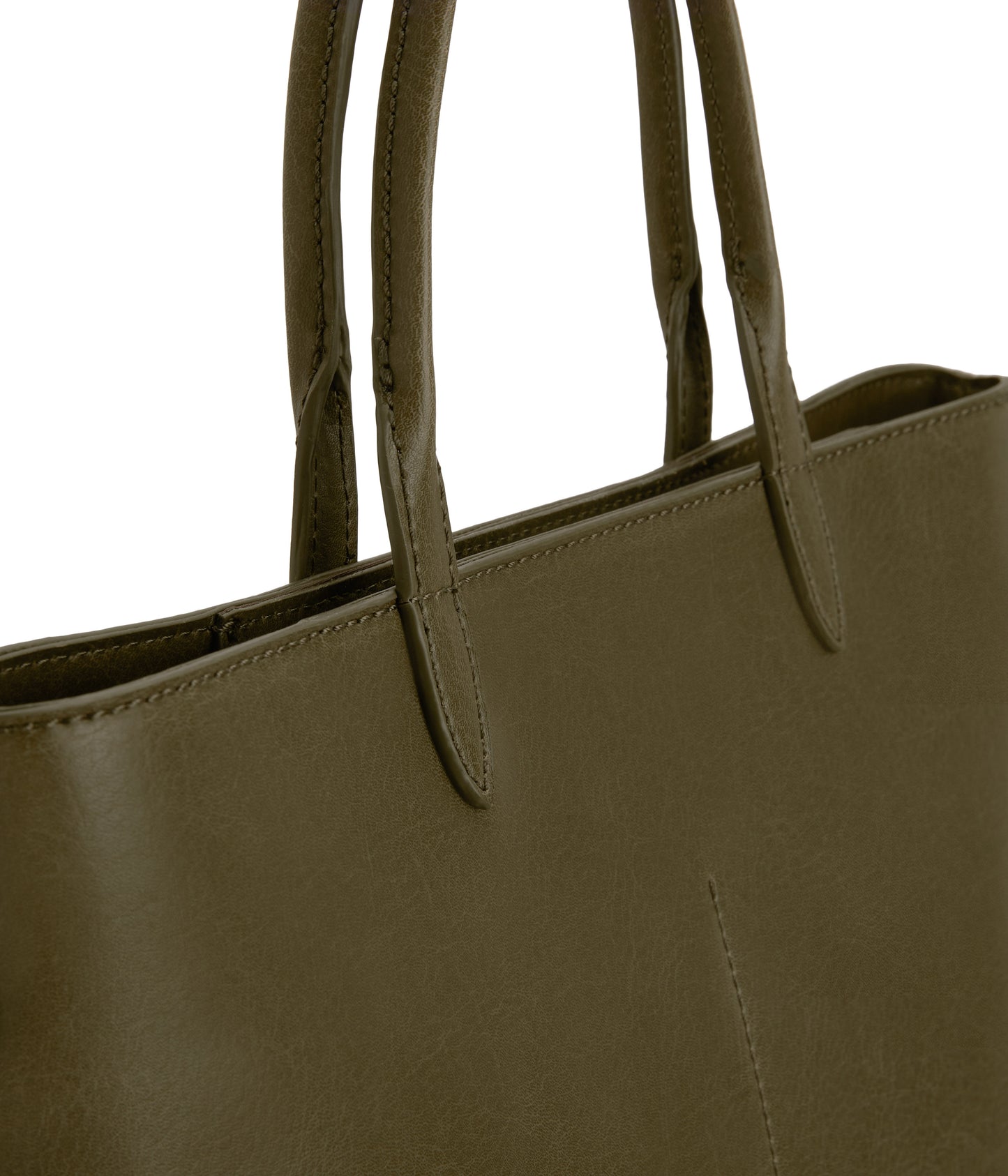 CURB Vegan Tote Bag - Vintage | Color: Green - variant::olive