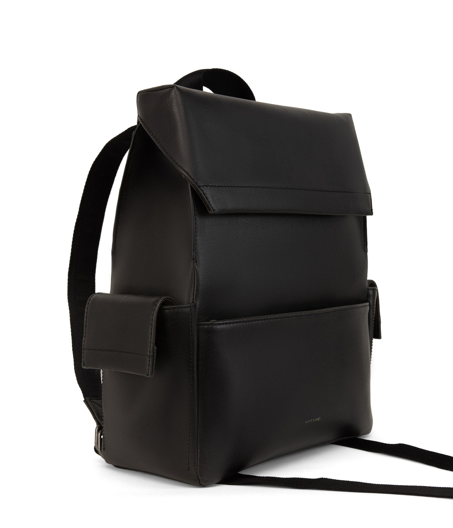 MIKAL Vegan Backpack - Vintage | Color: Black - variant::black