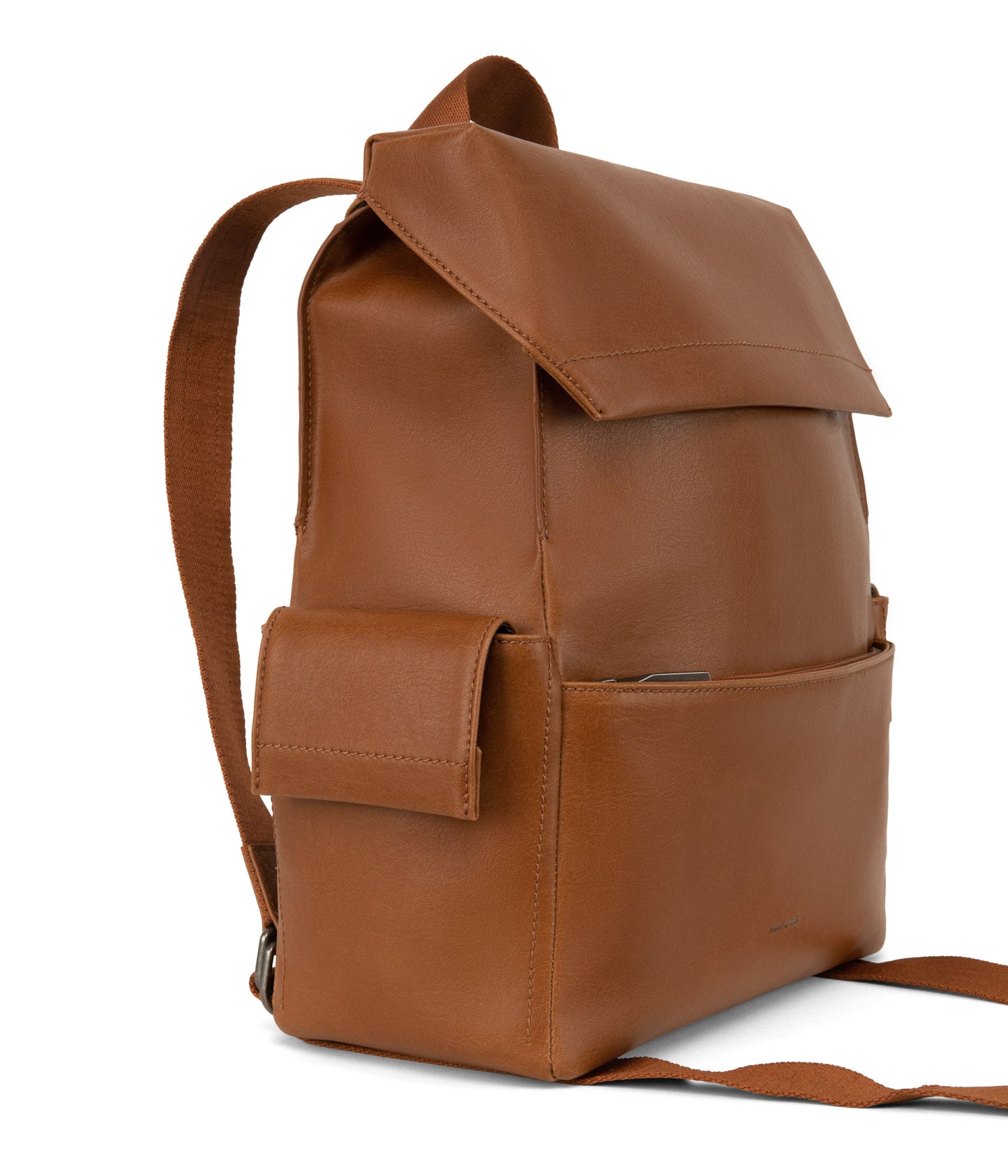 MIKAL Vegan Backpack - Vintage | Color: Brown - variant::chili