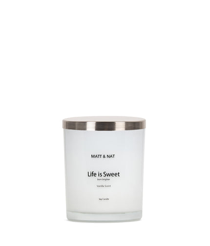LIFE IS SWEET - Candle | Color: White - variant::white