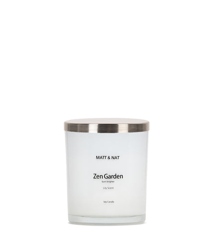 ZEN GARDEN Candle | Color: White - variant::white