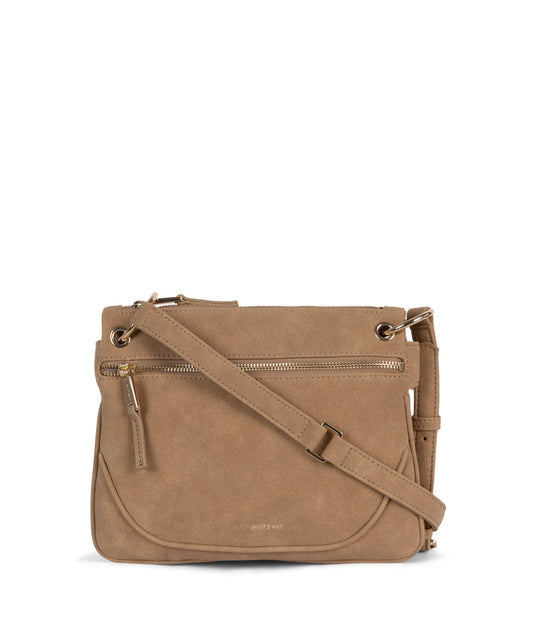 BRITT Vegan Crossbody Bag – Solstice | Color: Latte - variant::latte
