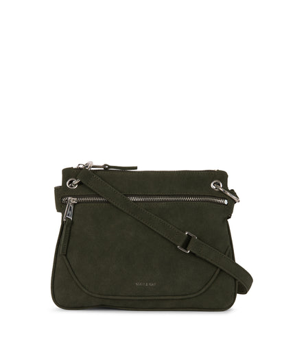 BRITT Vegan Crossbody Bag – Solstice | Color: Juniper - variant::juniper