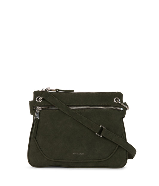 BRITT Vegan Crossbody Bag – Solstice | Color: Juniper - variant::juniper