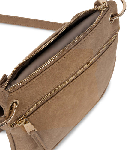 BRITT Vegan Crossbody Bag – Solstice | Color: Latte - variant::latte