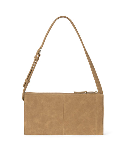 SAIGE Vegan Shoulder Bag – Solstice | Color: Latte - variant::latte