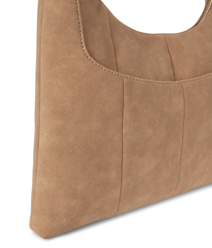 EMMA Vegan Shoulder Bag – Solstice | Color: Latte - variant::latte