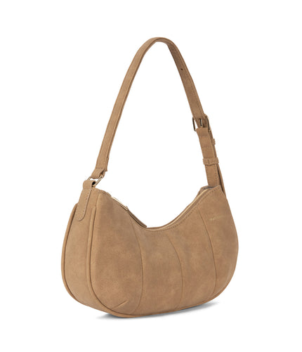 MARI Vegan Shoulder Bag – Solstice | Color: Latte - variant::latte