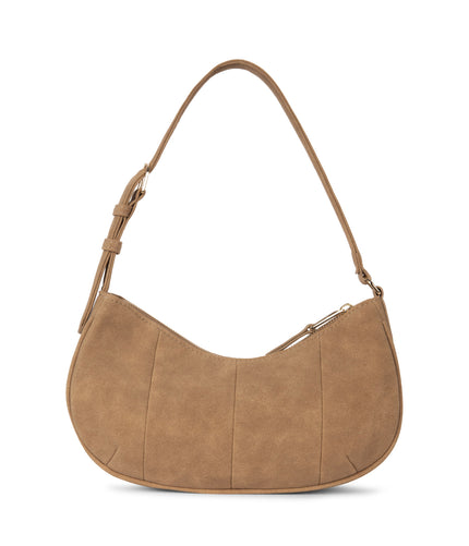 MARI Vegan Shoulder Bag – Solstice | Color: Latte - variant::latte