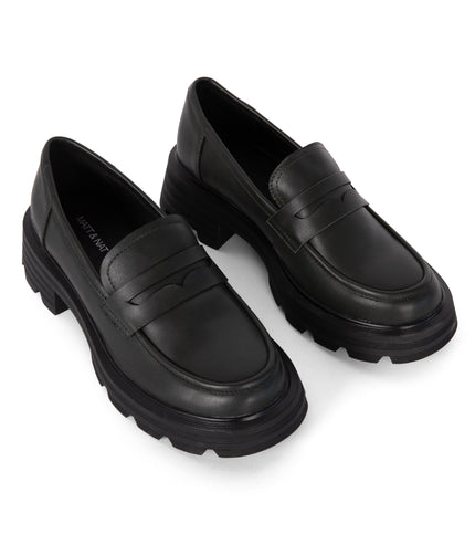 DIDO Women's Vegan Loafer| Color: Black - variant::black
