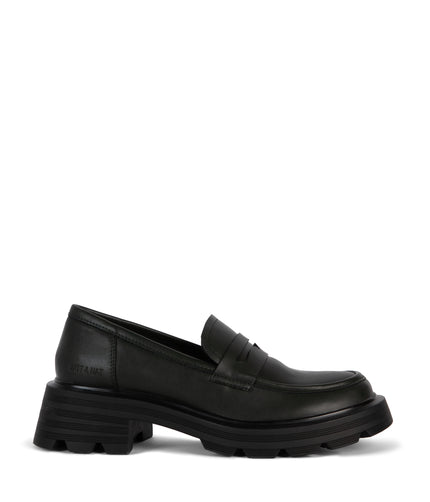 DIDO Women's Vegan Loafer| Color: Black - variant::black