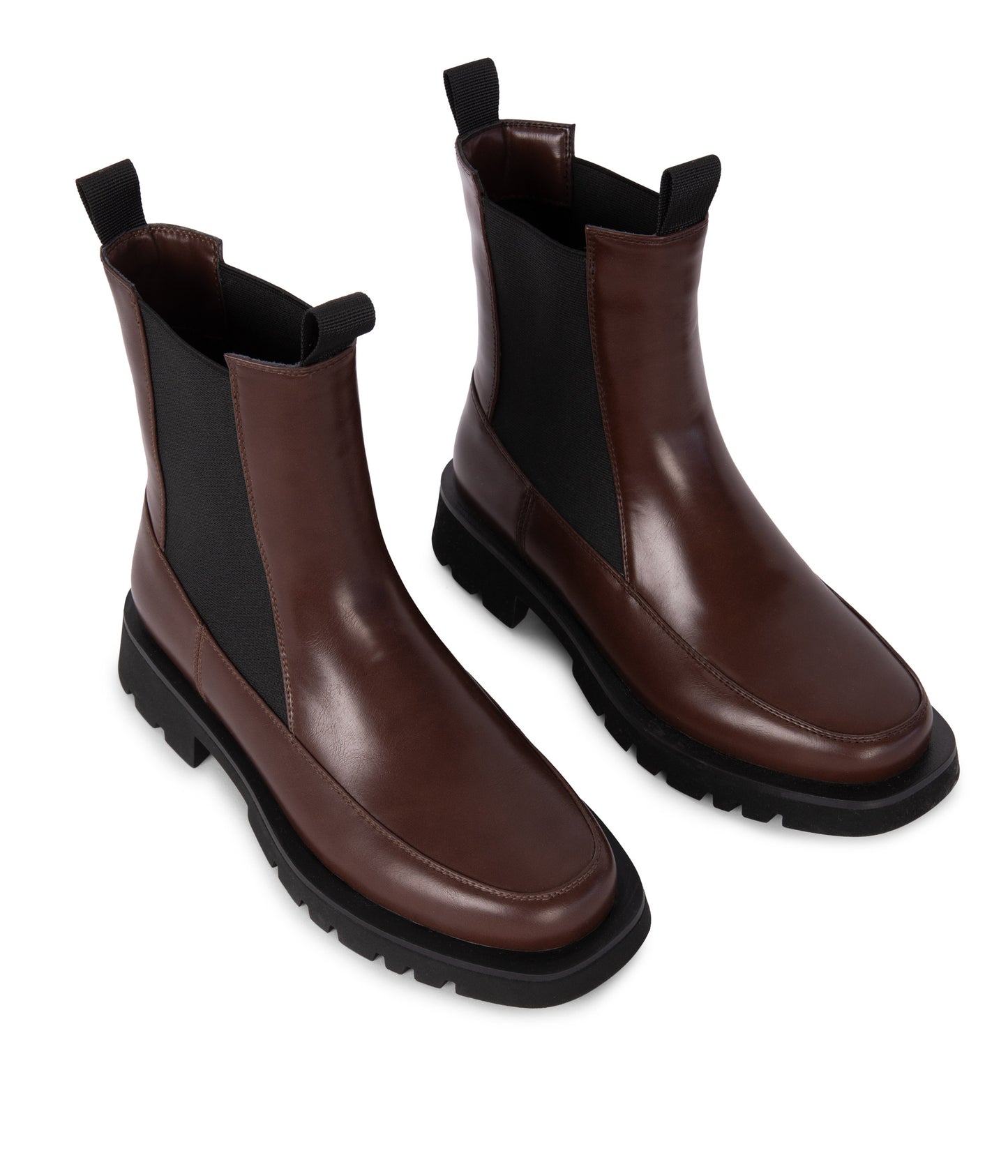 ESTER Women's Vegan Chelsea Boots | Color: Brown - variant::brown